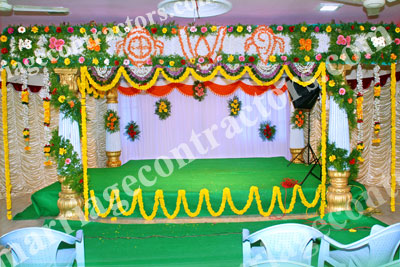 wedding stage decoration in tirupati