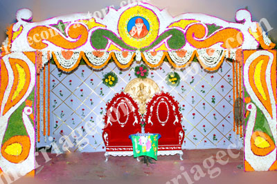 wedding stage decoration in tirupati