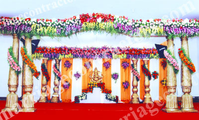 wedding stage decoration in tirupati