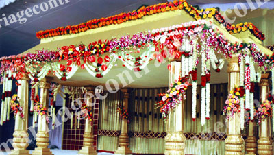 wedding stage decoration in tirupati